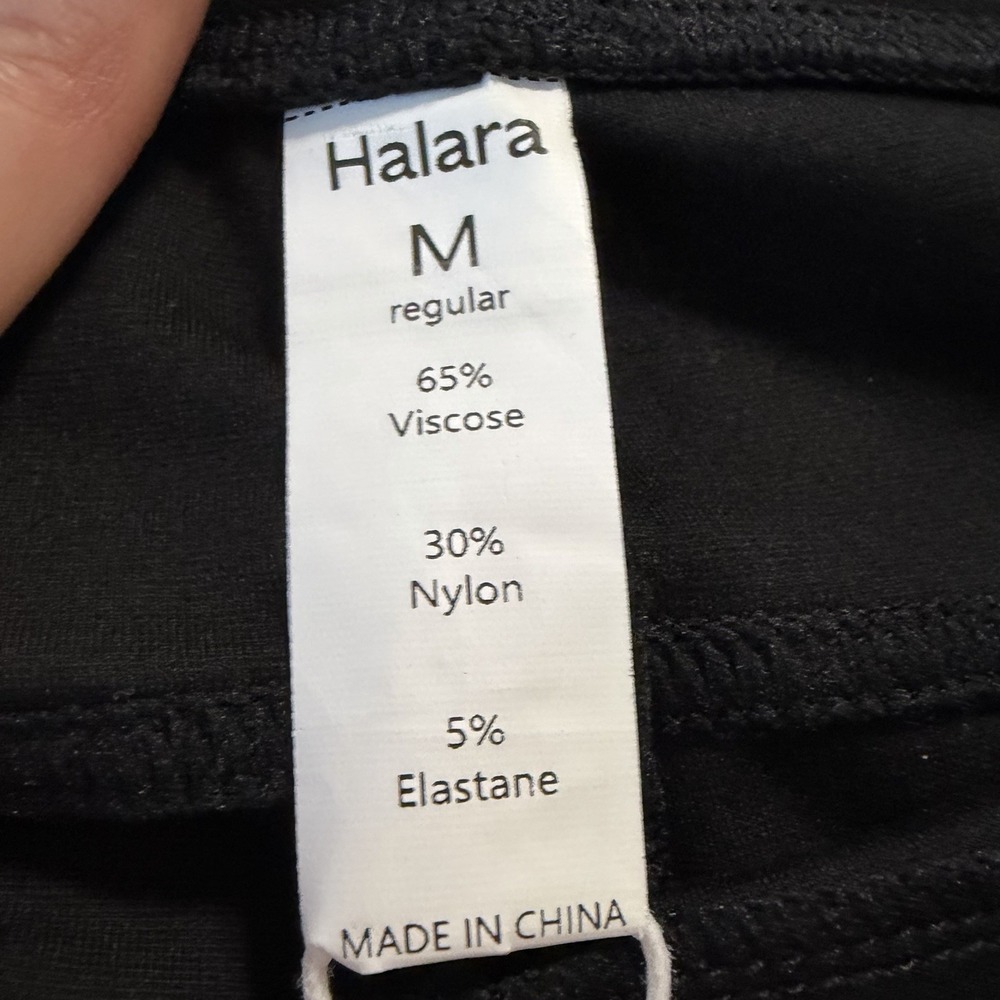 Halara‎ Flex™ SculptKnit High Waisted Slim Work Pants Black Women's Size M - Picture 4 of 5